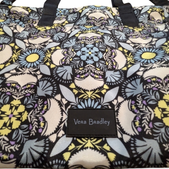 VERA BRADLEY ReActive Lighten Up Fabric Tote Overnight Gym Bag Plaza Medallion - Picture 4 of 10